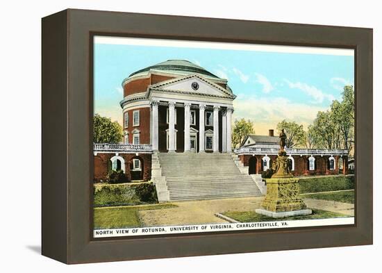 Rotunda, University of Virginia, Charlottesville-null-Framed Stretched Canvas