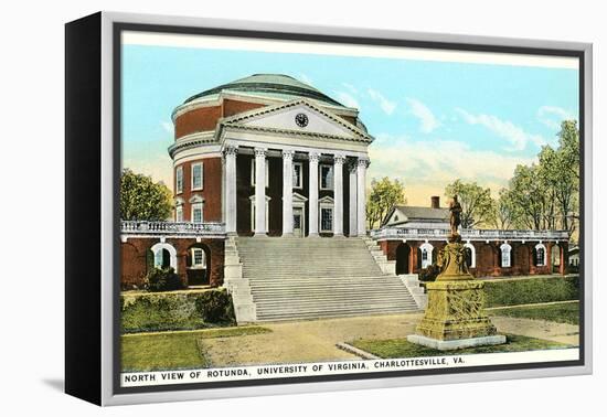 Rotunda, University of Virginia, Charlottesville-null-Framed Stretched Canvas
