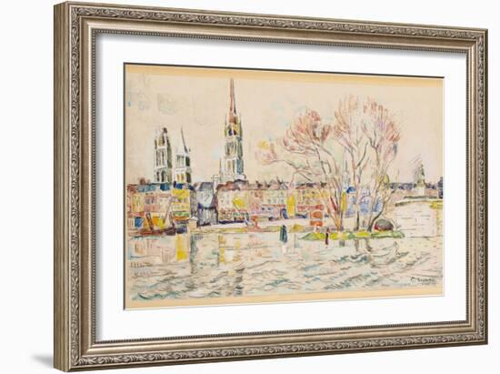 Rouen, 1924-Paul Signac-Framed Giclee Print