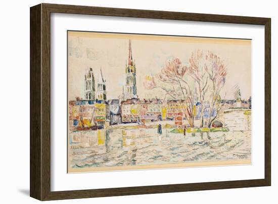 Rouen, 1924-Paul Signac-Framed Giclee Print