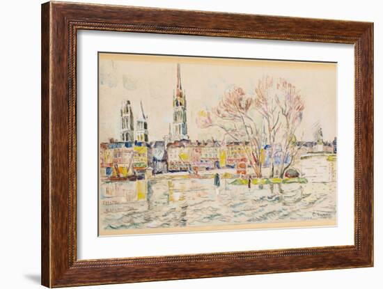 Rouen, 1924-Paul Signac-Framed Giclee Print