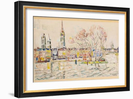 Rouen, 1924-Paul Signac-Framed Giclee Print