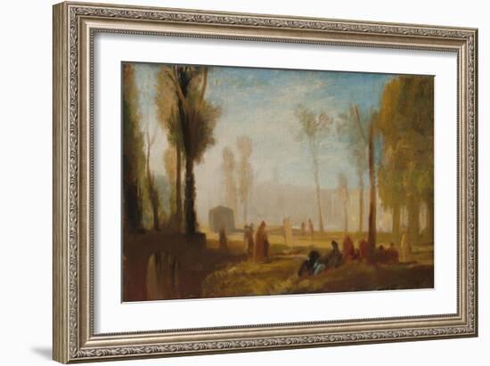 Rouen: a View from the Left Bank in the Faubourg St-Sever-J. M. W. Turner-Framed Giclee Print
