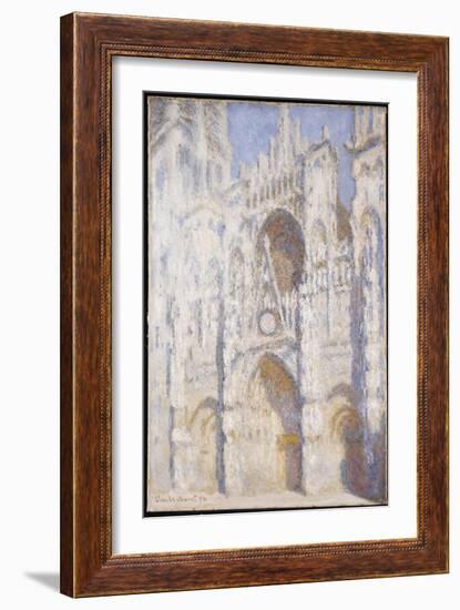 Rouen Cathedral, Afternoon-Claude Monet-Framed Giclee Print