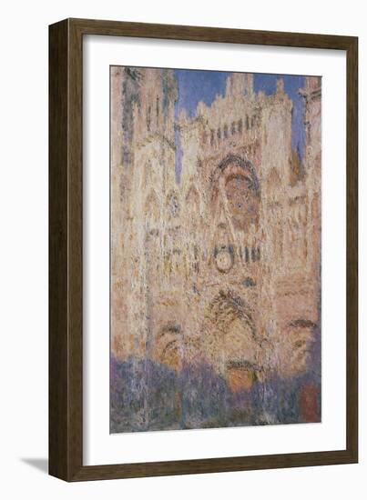 Rouen Cathedral at Sunset, 1892-1894-Claude Monet-Framed Giclee Print