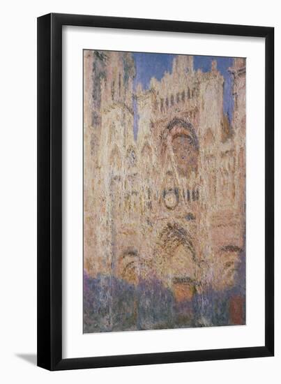 Rouen Cathedral at Sunset, 1892-1894-Claude Monet-Framed Giclee Print