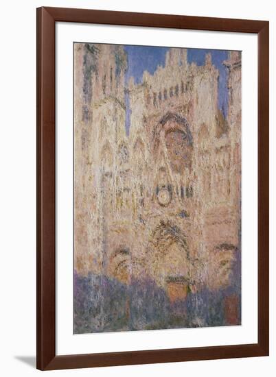 Rouen Cathedral at Sunset, 1892-1894-Claude Monet-Framed Giclee Print