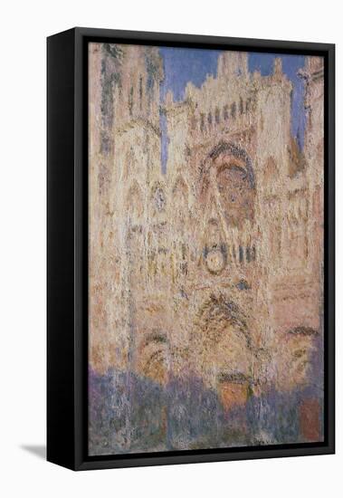 Rouen Cathedral at Sunset, 1892-1894-Claude Monet-Framed Premier Image Canvas