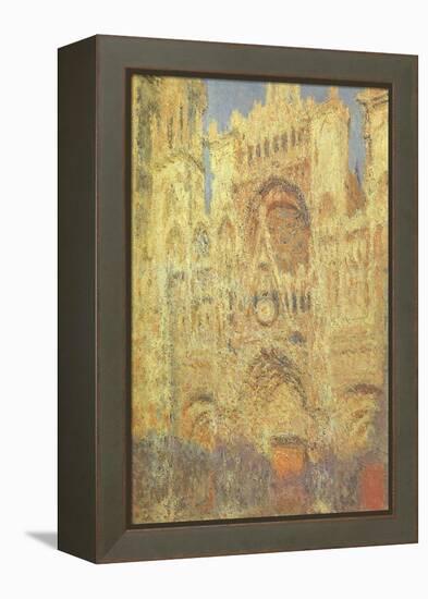 Rouen Cathedral at Sunset, 1894-Claude Monet-Framed Premier Image Canvas