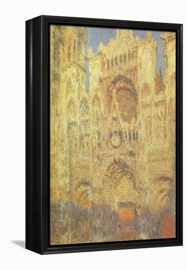 Rouen Cathedral at Sunset, 1894-Claude Monet-Framed Premier Image Canvas