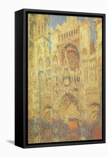 Rouen Cathedral at Sunset, 1894-Claude Monet-Framed Premier Image Canvas