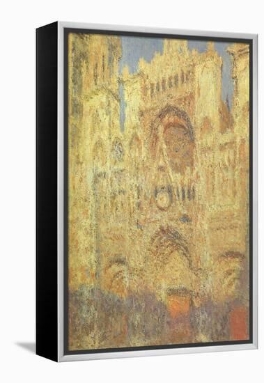 Rouen Cathedral at Sunset, 1894-Claude Monet-Framed Premier Image Canvas