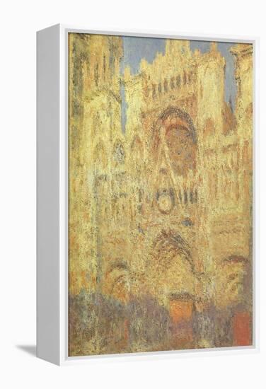 Rouen Cathedral at Sunset, 1894-Claude Monet-Framed Premier Image Canvas