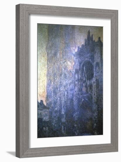 Rouen Cathedral, Early Morning, 1894-Claude Monet-Framed Giclee Print