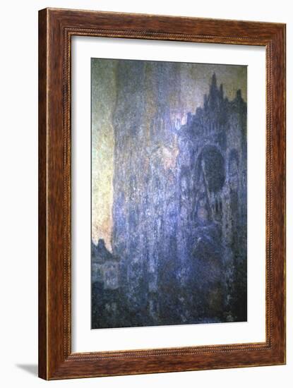 Rouen Cathedral, Early Morning, 1894-Claude Monet-Framed Giclee Print