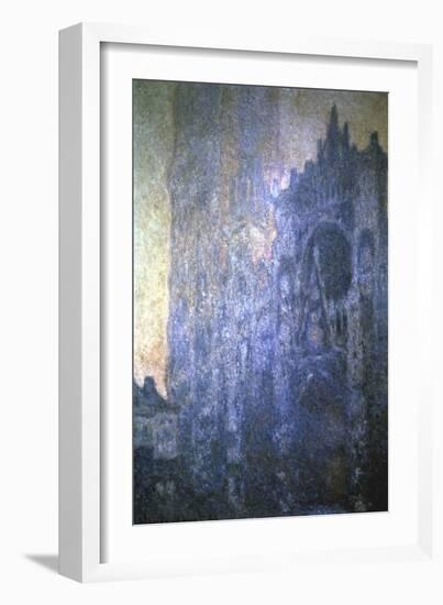 Rouen Cathedral, Early Morning, 1894-Claude Monet-Framed Giclee Print