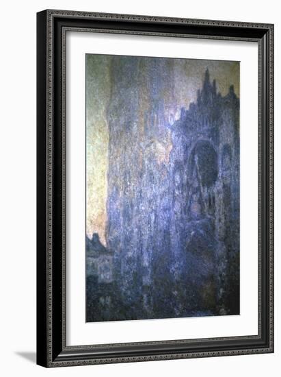 Rouen Cathedral, Early Morning, 1894-Claude Monet-Framed Giclee Print