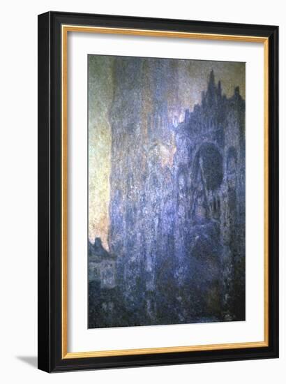 Rouen Cathedral, Early Morning, 1894-Claude Monet-Framed Giclee Print