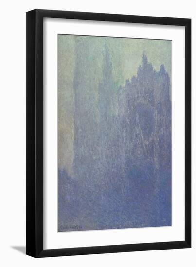 Rouen Cathedral, Foggy Weather, 1894-Claude Monet-Framed Giclee Print