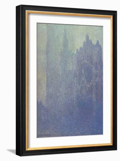 Rouen Cathedral, Foggy Weather, 1894-Claude Monet-Framed Giclee Print