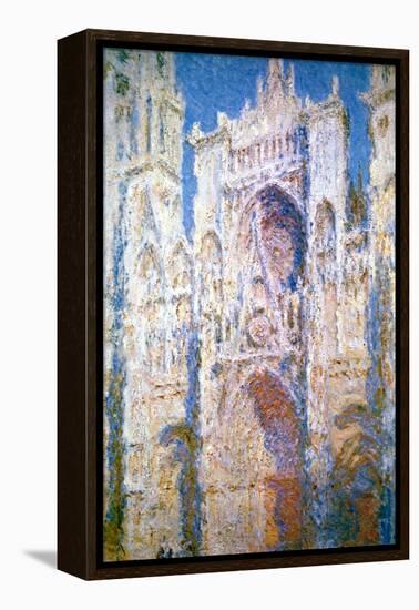 Rouen Cathedral, Harmony in Blue and Gold, 1894-Claude Monet-Framed Premier Image Canvas