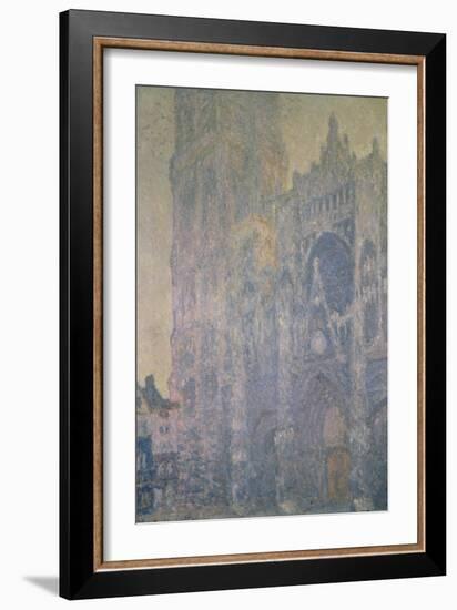 Rouen Cathedral, Harmony in White, Morning Light, 1894-Claude Monet-Framed Giclee Print