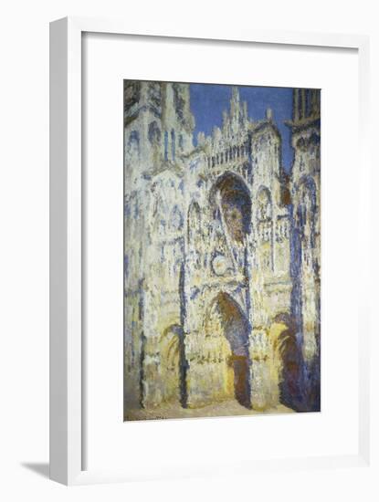 Rouen Cathedral in Full Sunlight, 1893-Claude Monet-Framed Giclee Print