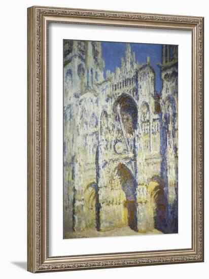 Rouen Cathedral in Full Sunlight, 1893-Claude Monet-Framed Giclee Print