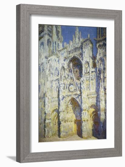 Rouen Cathedral in Full Sunlight, 1893-Claude Monet-Framed Giclee Print