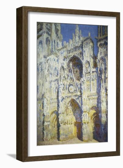 Rouen Cathedral in Full Sunlight, 1893-Claude Monet-Framed Giclee Print