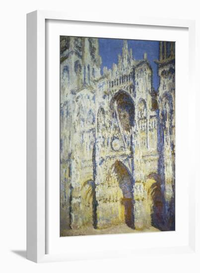 Rouen Cathedral in Full Sunlight, 1893-Claude Monet-Framed Giclee Print