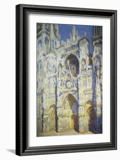 Rouen Cathedral in Full Sunlight, 1893-Claude Monet-Framed Giclee Print