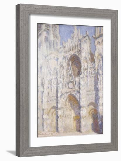 Rouen Cathedral in the Afternoon (The Gate in Full Sun), 1892-94-Claude Monet-Framed Giclee Print