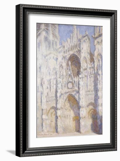 Rouen Cathedral in the Afternoon (The Gate in Full Sun), 1892-94-Claude Monet-Framed Giclee Print