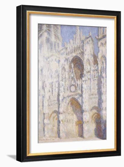 Rouen Cathedral in the Afternoon (The Gate in Full Sun), 1892-94-Claude Monet-Framed Giclee Print