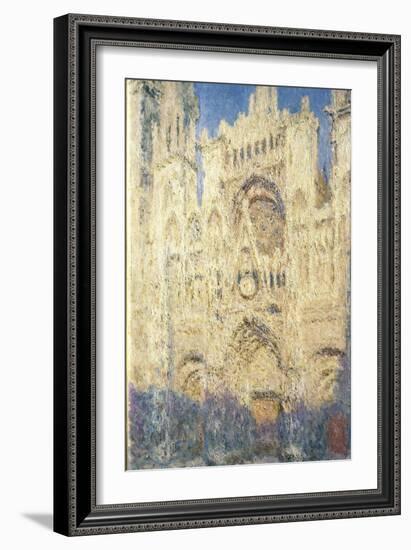 Rouen Cathedral in the Afternoon-Claude Monet-Framed Giclee Print