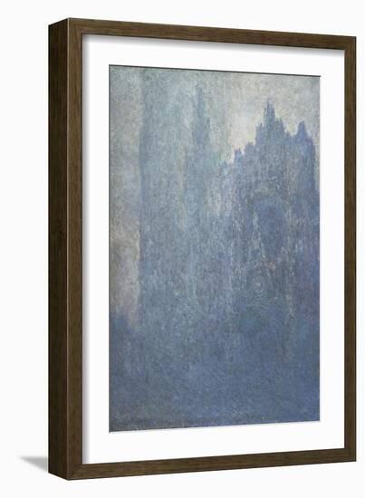 Rouen Cathedral in the Fog, 1894-Eugène Boudin-Framed Giclee Print