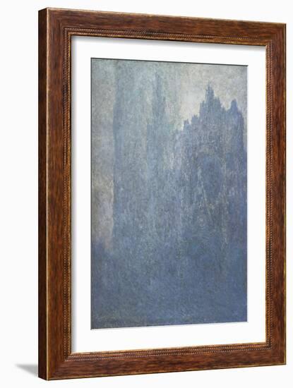 Rouen Cathedral in the Fog, 1894-Eugène Boudin-Framed Giclee Print