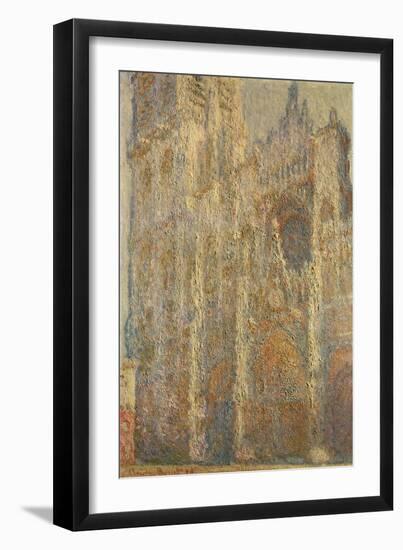 Rouen Cathedral, Midday, 1894-Claude Monet-Framed Giclee Print