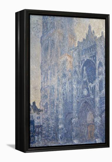 Rouen Cathedral (Morning Effect)-Claude Monet-Framed Premier Image Canvas