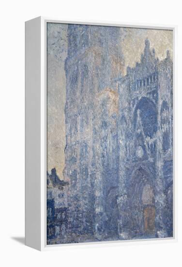 Rouen Cathedral (Morning Effect)-Claude Monet-Framed Premier Image Canvas