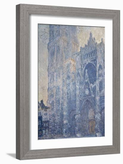 Rouen Cathedral (Morning Effect)-Claude Monet-Framed Giclee Print