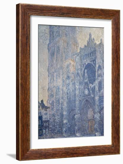 Rouen Cathedral (Morning Effect)-Claude Monet-Framed Giclee Print