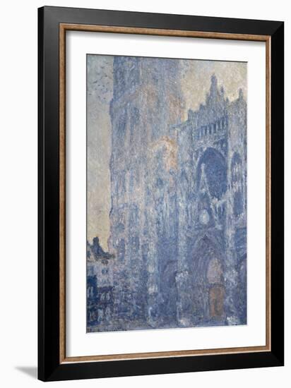 Rouen Cathedral (Morning Effect)-Claude Monet-Framed Giclee Print