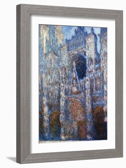 Rouen Cathedral, Sunlight, 1894-Claude Monet-Framed Giclee Print