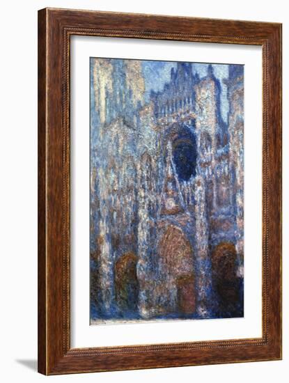 Rouen Cathedral, Sunlight, 1894-Claude Monet-Framed Giclee Print