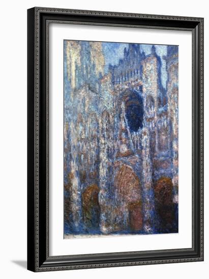 Rouen Cathedral, Sunlight, 1894-Claude Monet-Framed Giclee Print