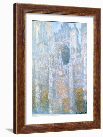 Rouen Cathedral, Sunlight Effect, 1894-Claude Monet-Framed Giclee Print