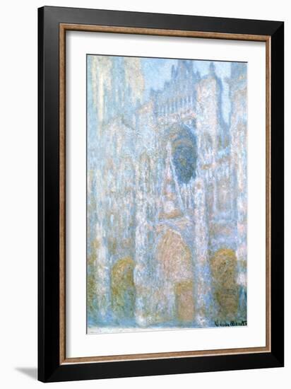 Rouen Cathedral, Sunlight Effect, 1894-Claude Monet-Framed Giclee Print