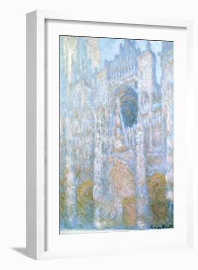 Rouen Cathedral, Sunlight Effect, 1894-Claude Monet-Framed Giclee Print